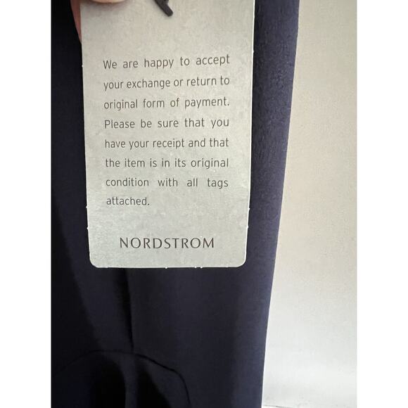 Vince Camuto Dress NWT Women’s size 8 Fit & Flare Navy Lined Dress - Picture 3 of 5